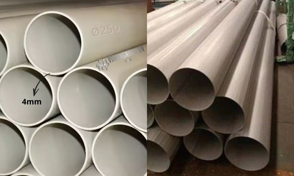 ống nhựa pp d250 nặng bao nhiêu
