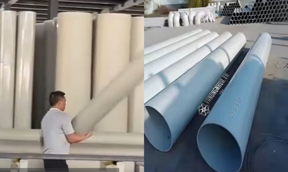 ống nhựa pp d315 to cỡ nào