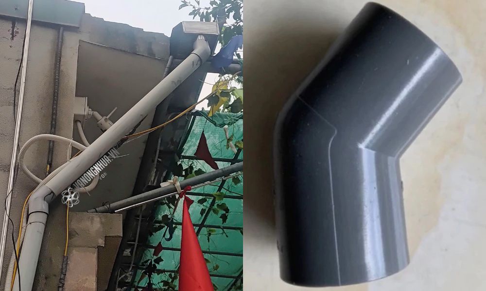 phụ kiện upvc dekko dạng chếch