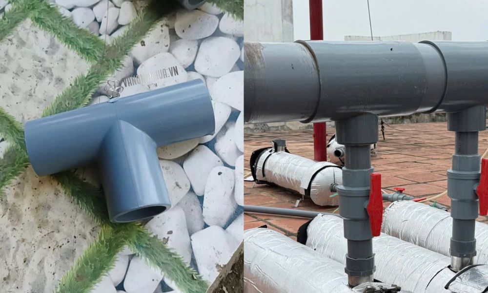 phụ kiện upvc dekko dạng tê