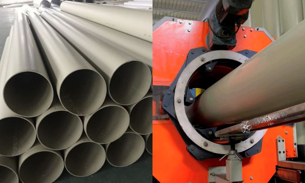 sản xuất ống nhựa pp d250