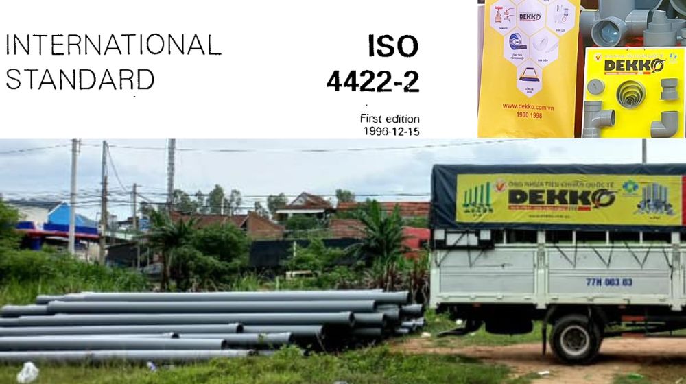 Tiêu chuẩn ISO sản xuất uPVC Dekko 4422