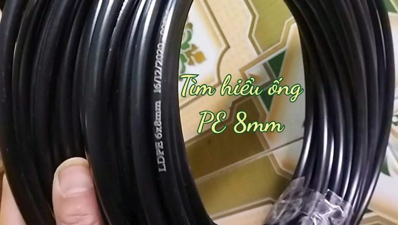 tìm hiểu ống pe 8mm