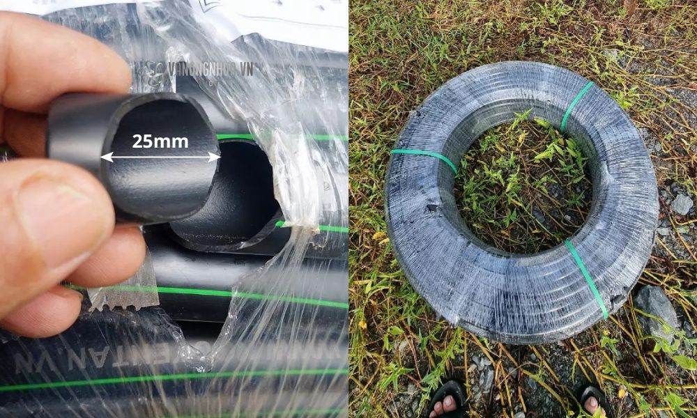 trọng lượng ống ldpe 25mm