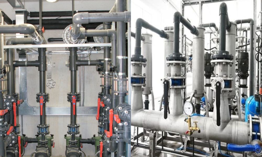 ứng dụng van bướm dn100