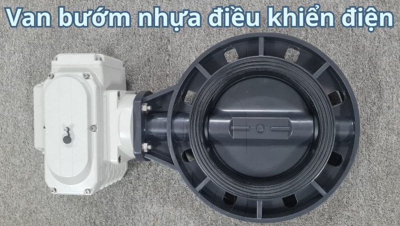 van bướm nhựa điều khiển điện
