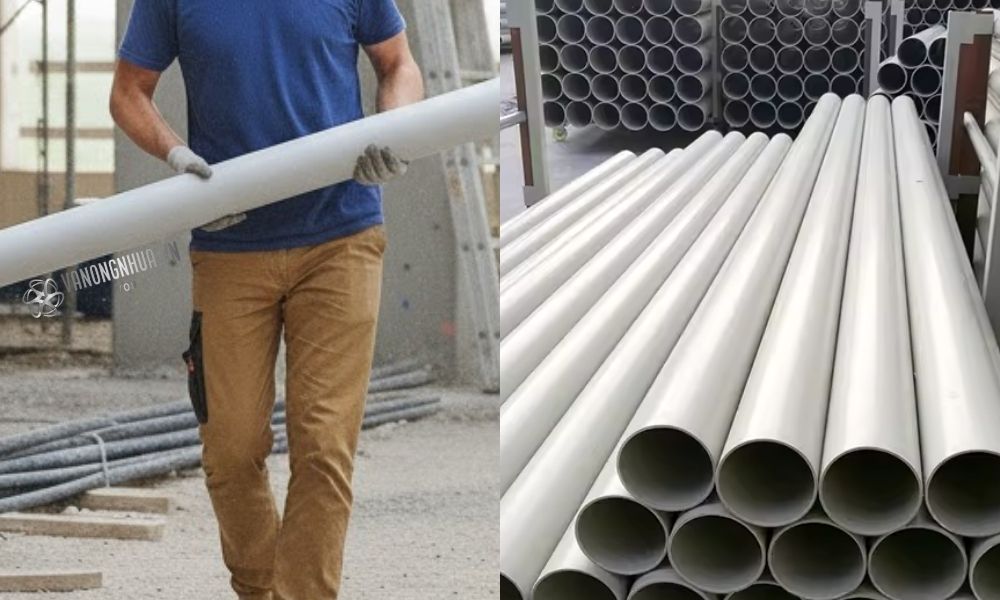 vận chuyển ống nhựa pp d160