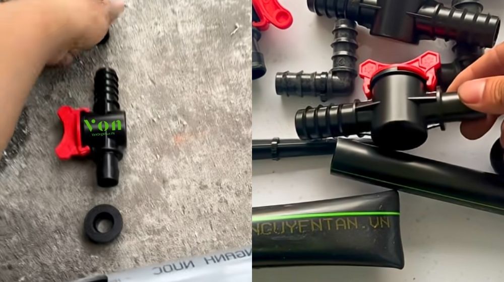 van khởi thủy LDPE DN20 Dekko