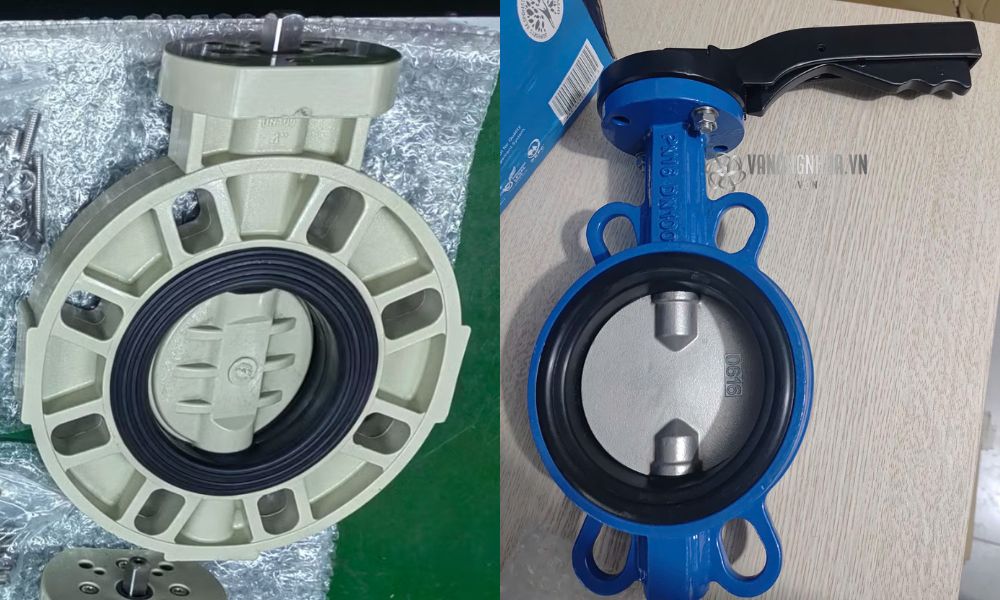 vật liệu van bướm dn100