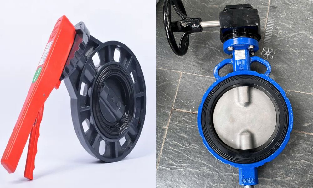 vật liệu van bướm dn150