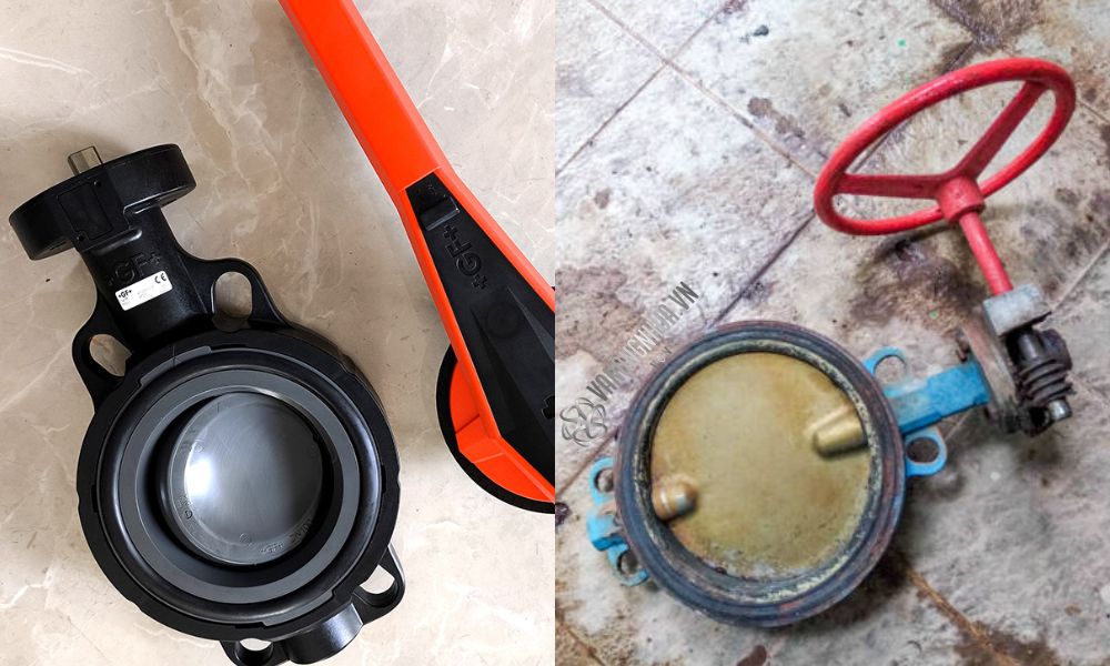 vật liệu van bướm wafer