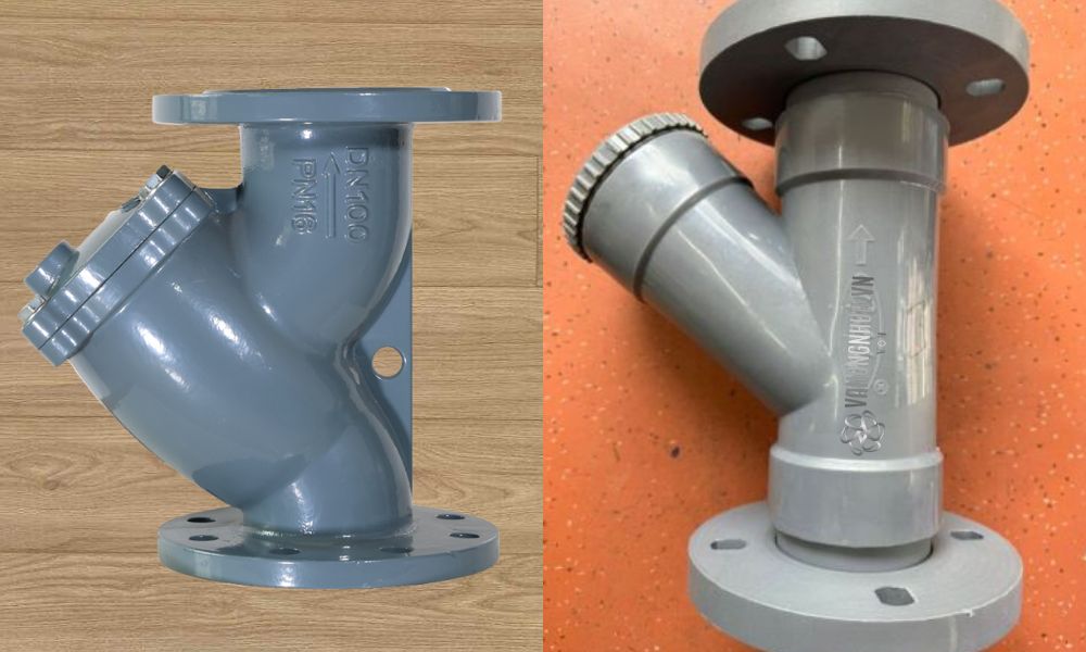 y lọc dn100 nhựa chịu áp