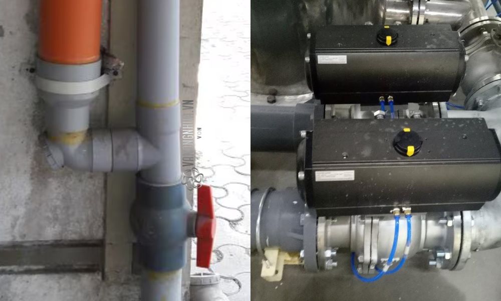 bảo trì van bi dn100