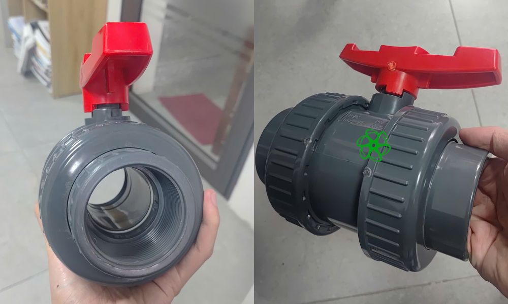 cầm tay van bi dn50