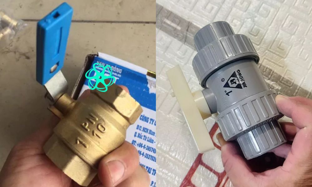 cỡ van bi 34 nhỏ thế nào