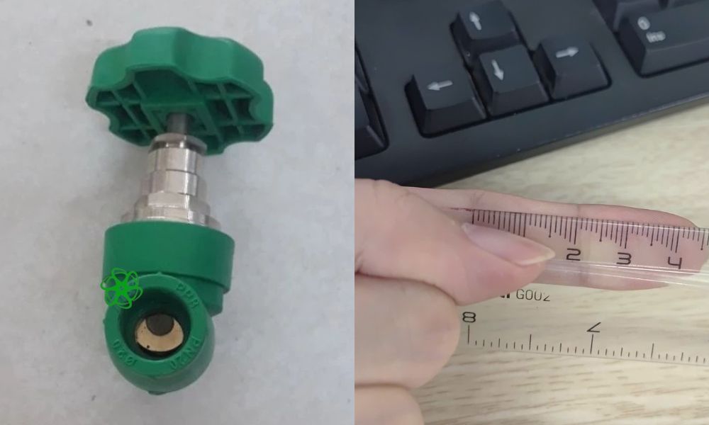 cỡ van ppr 20 nhỏ thế nào