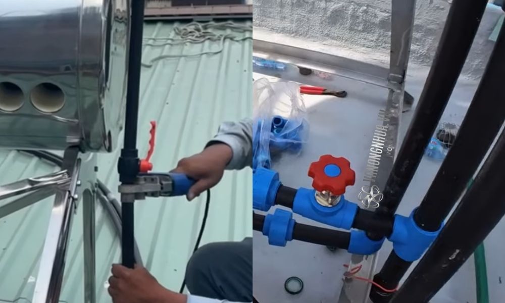 kiểu kết nối ống uv dekko