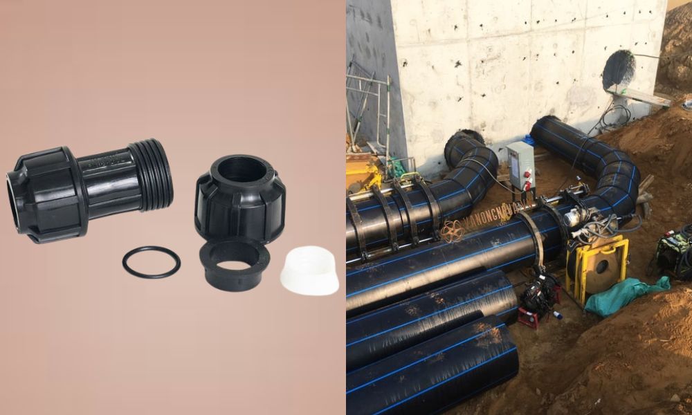 kiểu kết nối phụ kiện ống hdpe dekko
