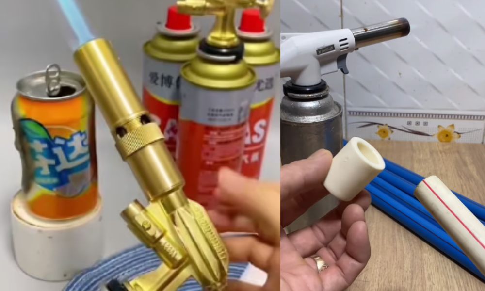 máy khò gas thay vì keo dán ống nhựa chịu nhiệt ppr