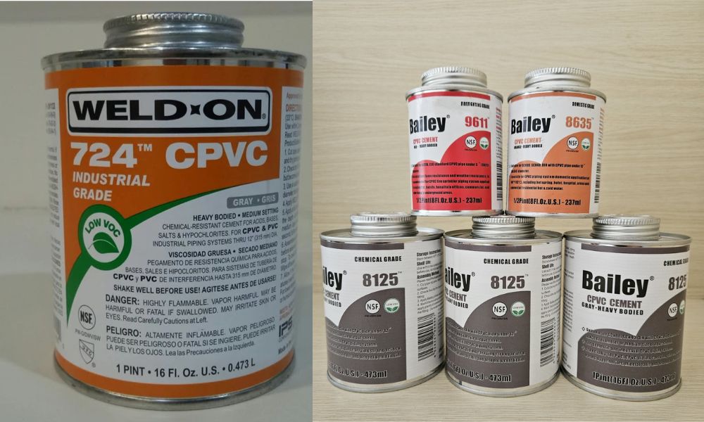 nhãn hiệu keo dán ống cpvc phổ biến