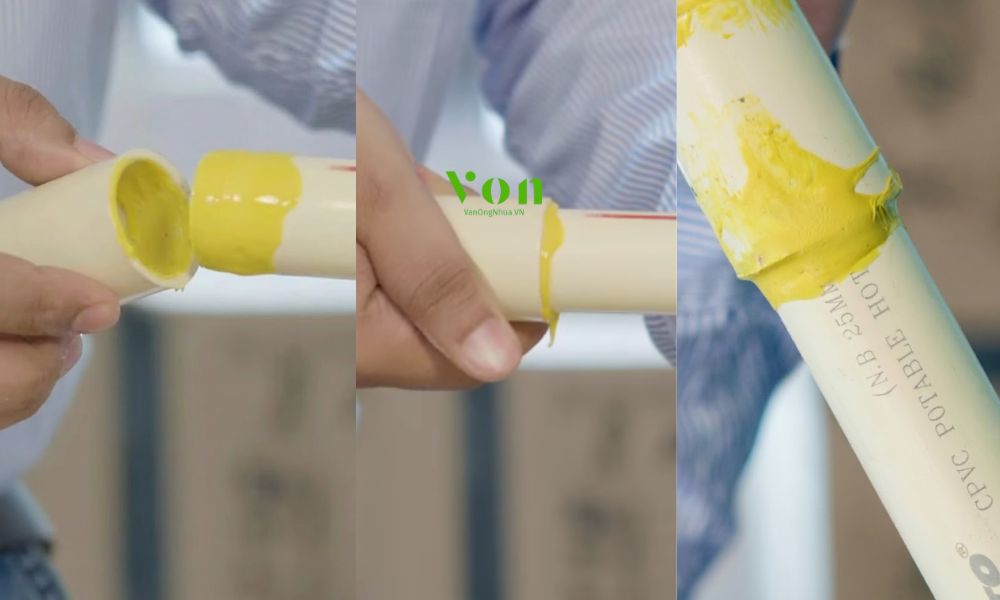 quy trình sử dụng keo dán ống cpvc