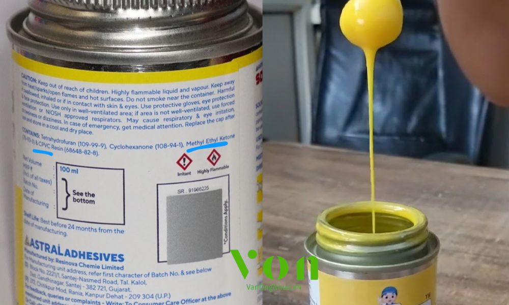 thành phần của keo dán ống cpvc là gì