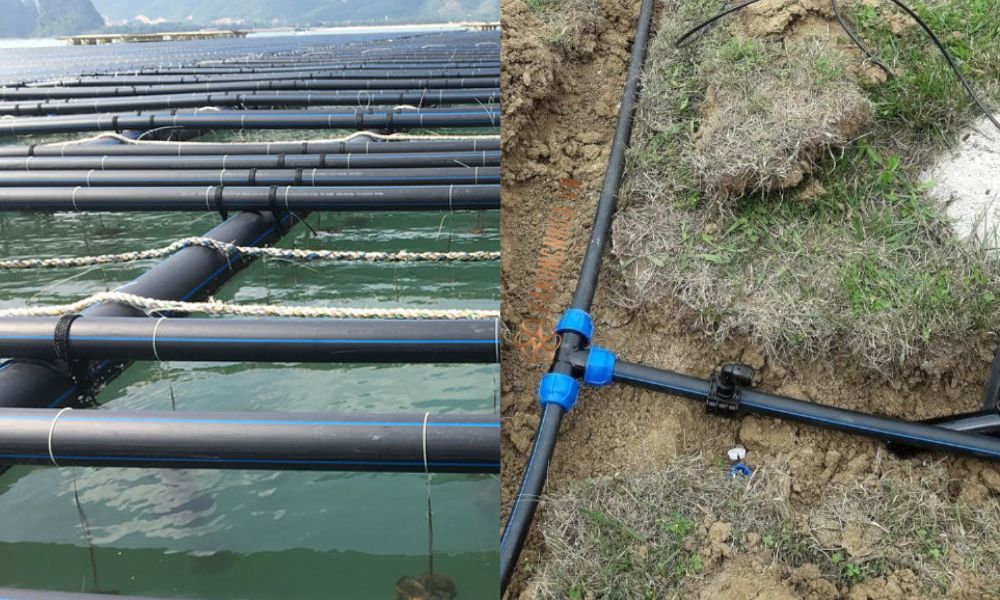 ứng dụng ống hdpe dekko pe80