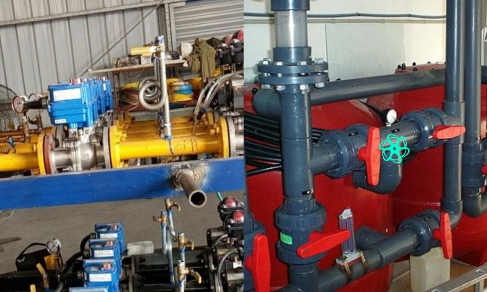 ứng dụng van bi dn100