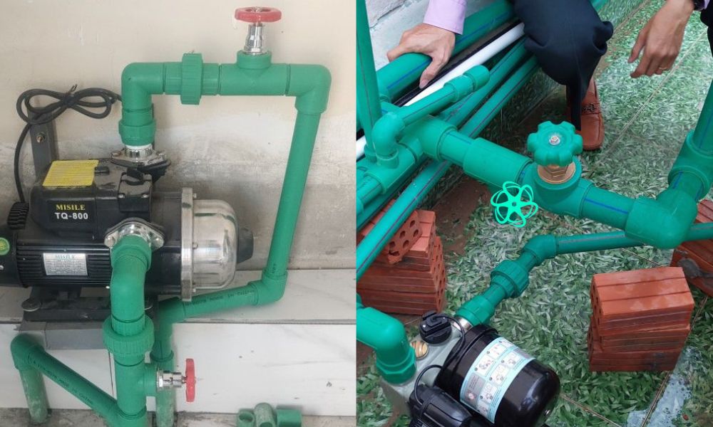 ứng dụng van khóa ppr d25