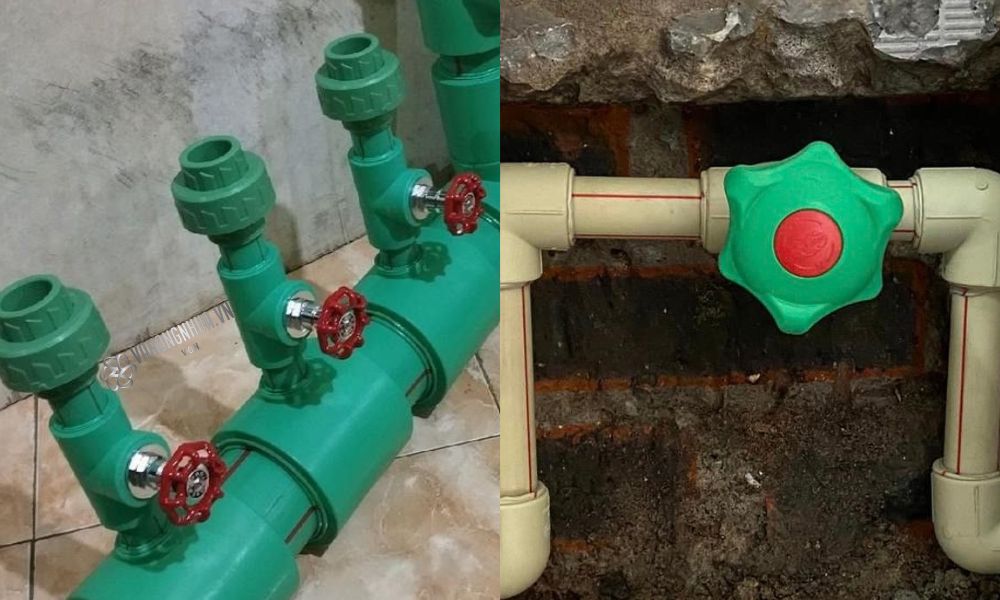 ứng dụng van khóa ppr d32