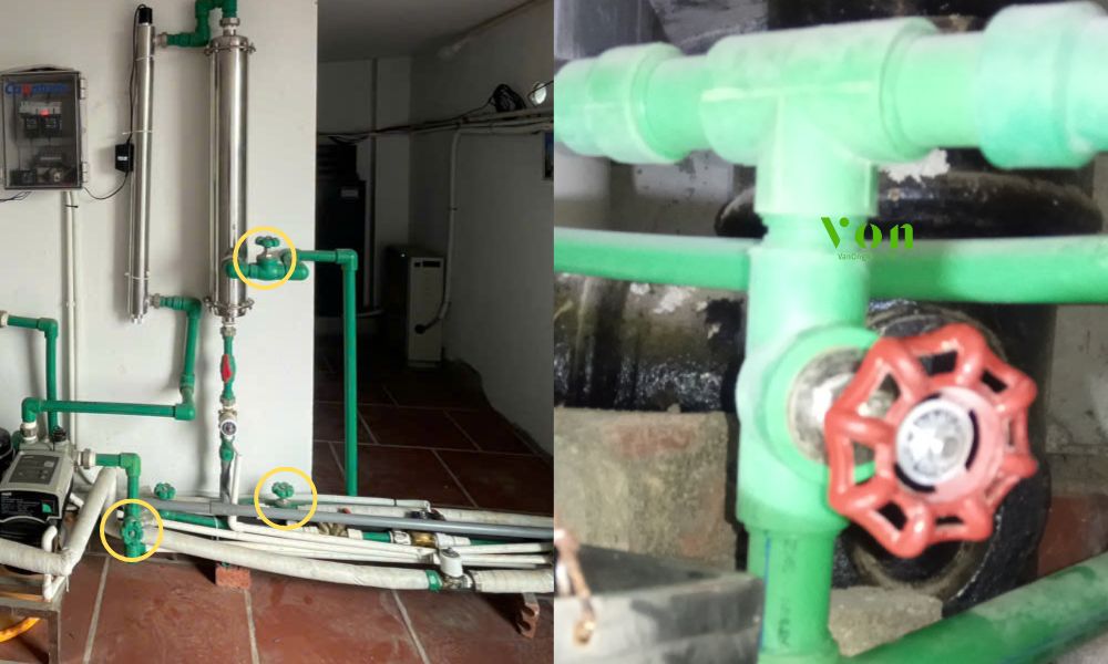 ứng dụng van khóa ppr