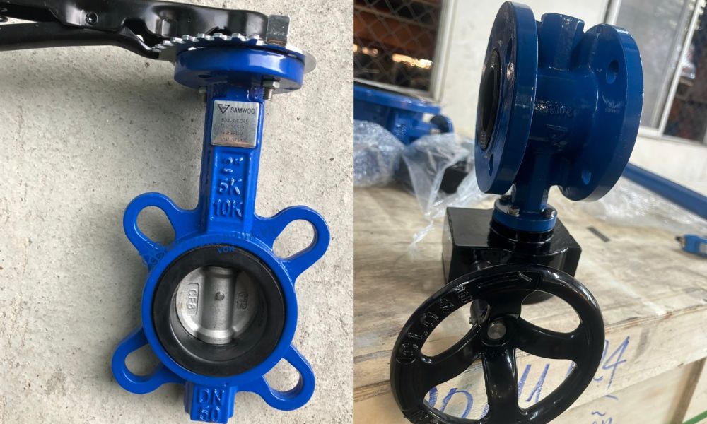 van bướm dn50 gang