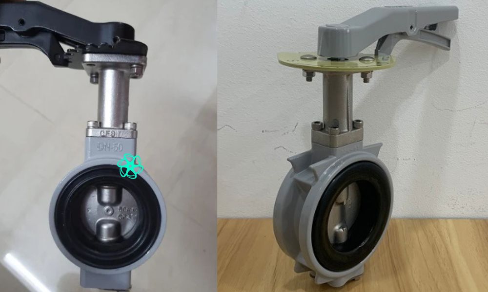 van bướm dn50 nhôm