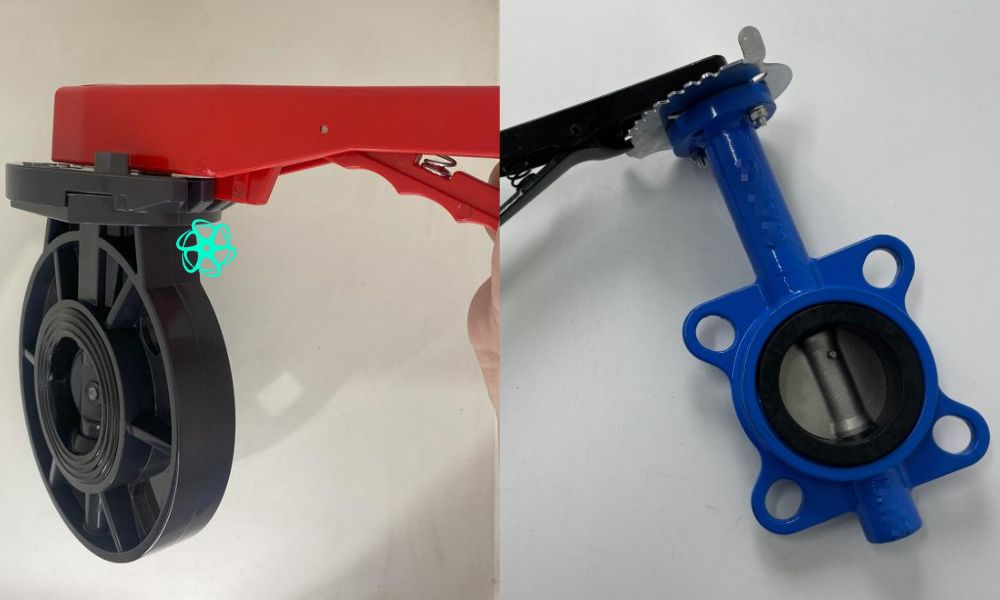 van bướm dn50 tay gạt