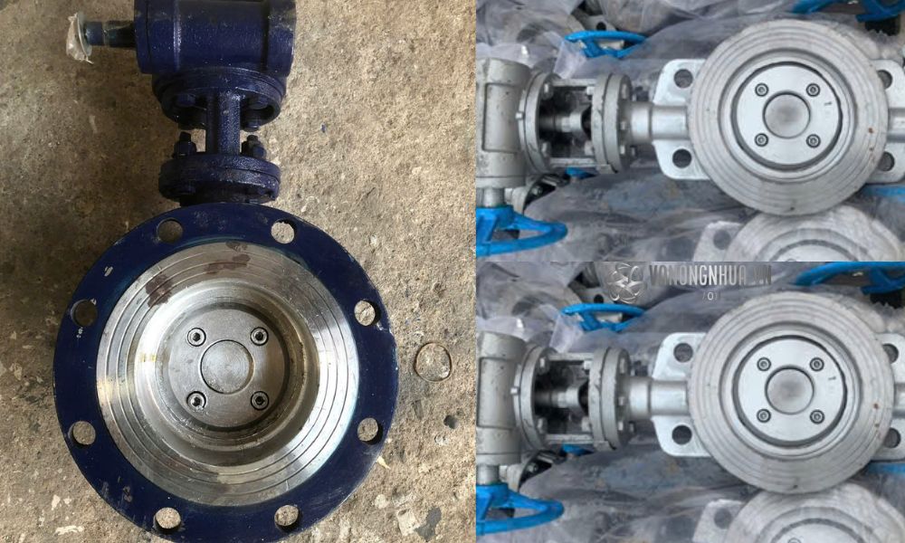 van bướm dn50 thép