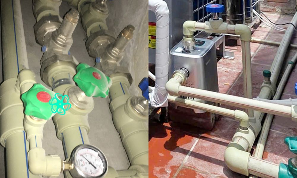 van khóa ppr d50 ống chính và nhánh