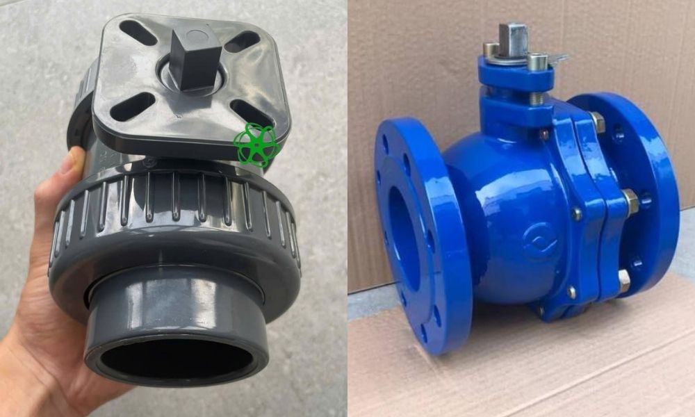 vật liệu van bi có tán