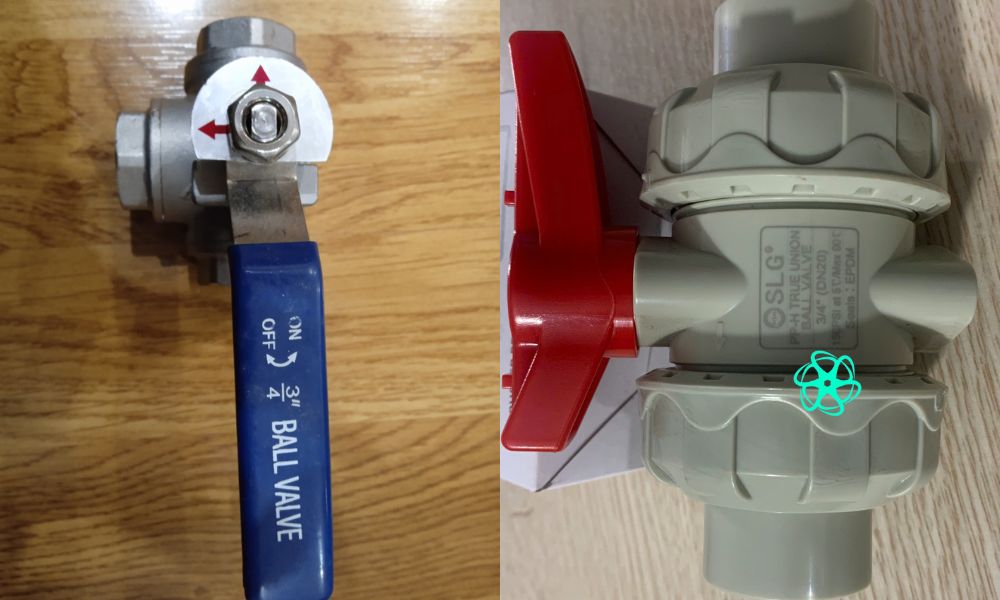 vật liệu van bi dn20