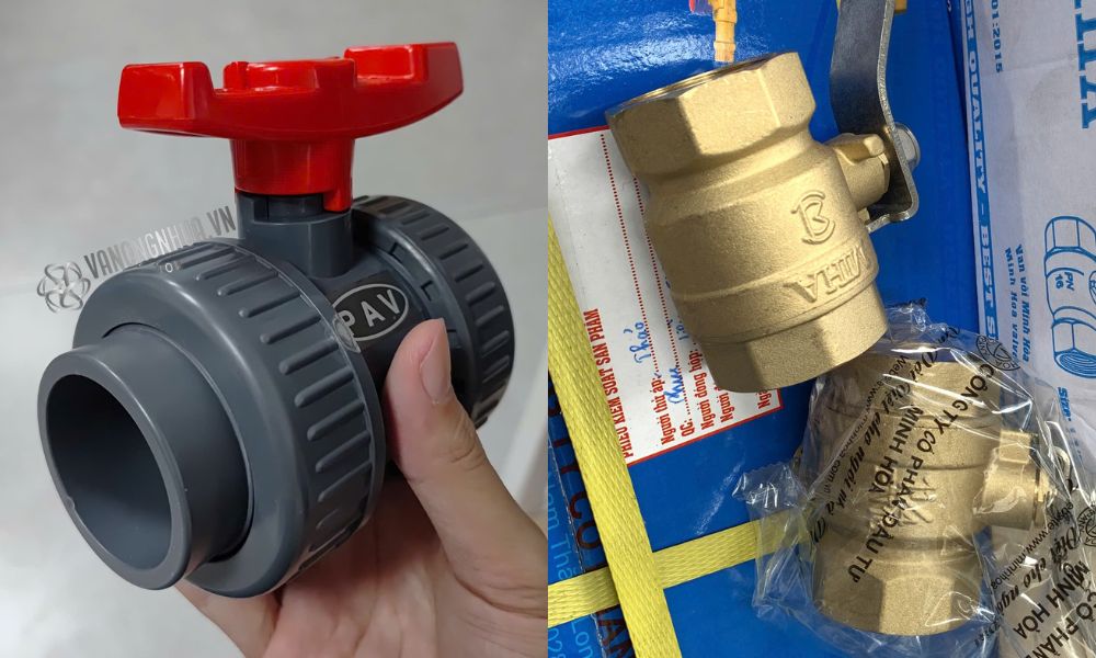 vật liệu van bi dn32