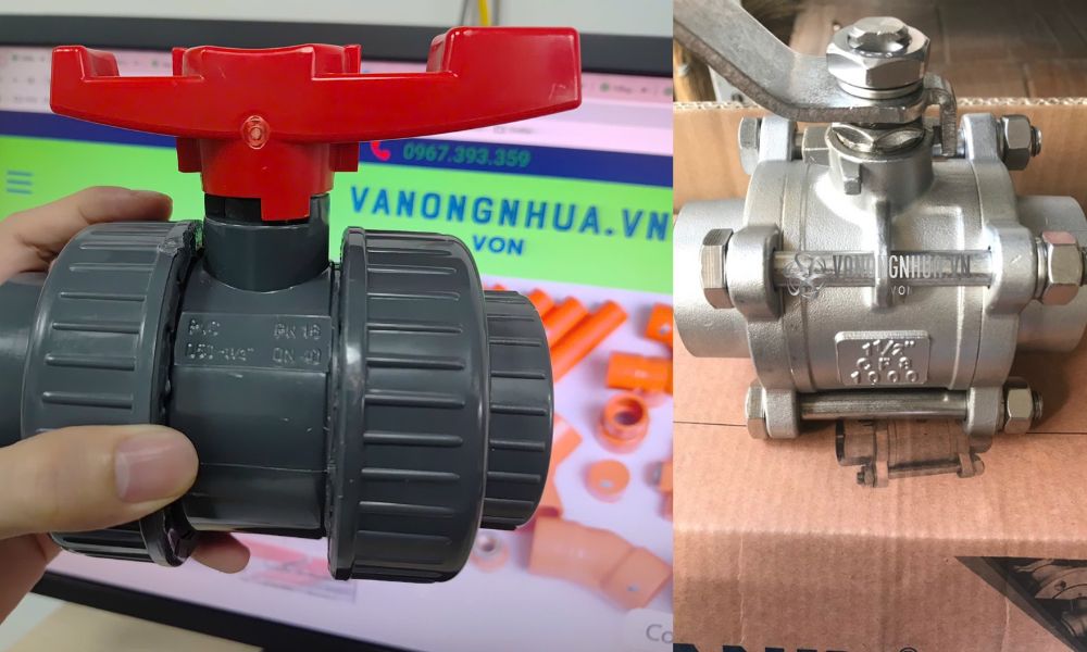 vật liệu van bi dn40