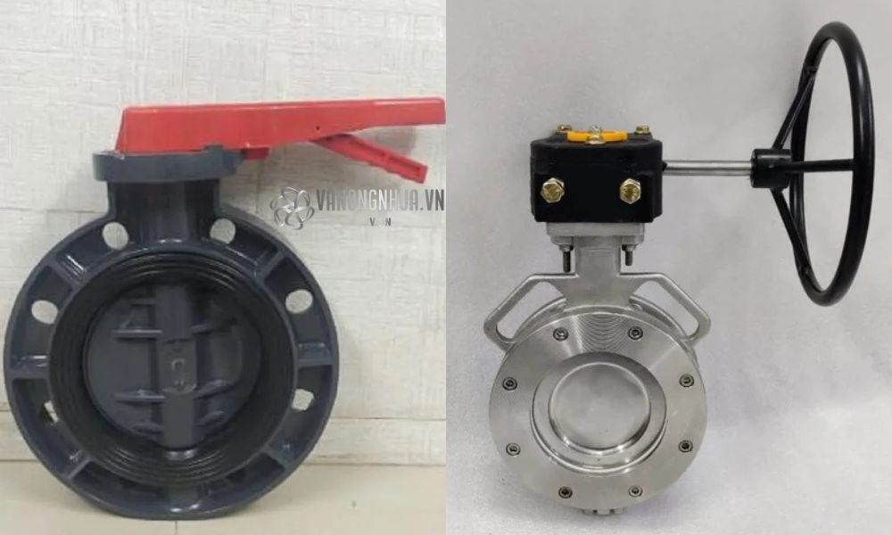 vật liệu van bướm dn125