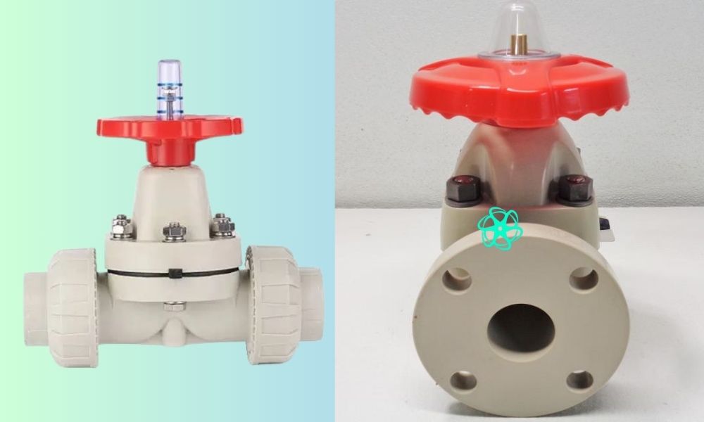 kết nối van màng nhựa pph