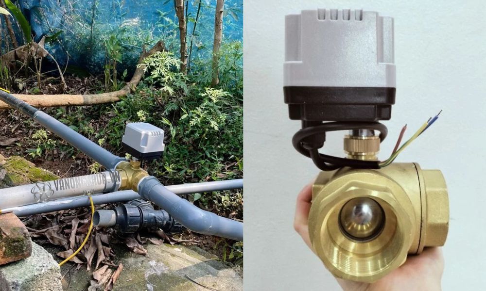 lợi ích van 3 ngã điều khiển điện đồng