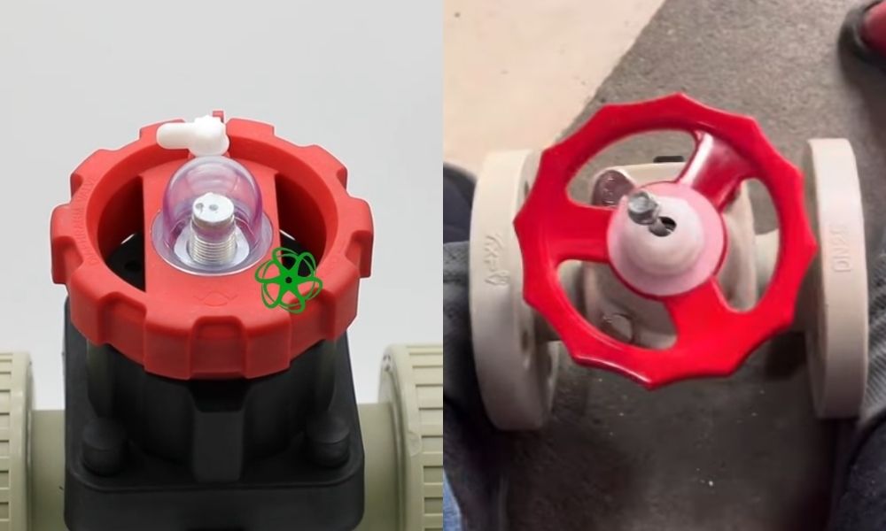 quan sát van màng nhựa pph