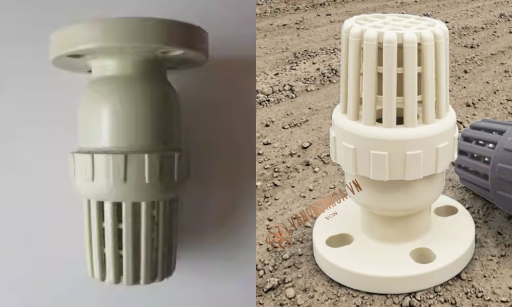 rọ bơm nhựa pph nối bích