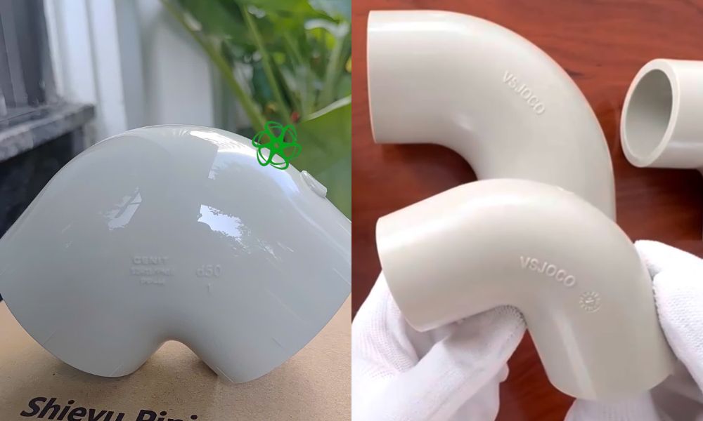 thông tin trên thân cút nhựa pph