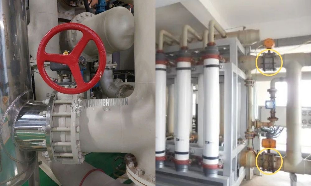 ứng dụng van bướm nhựa pph