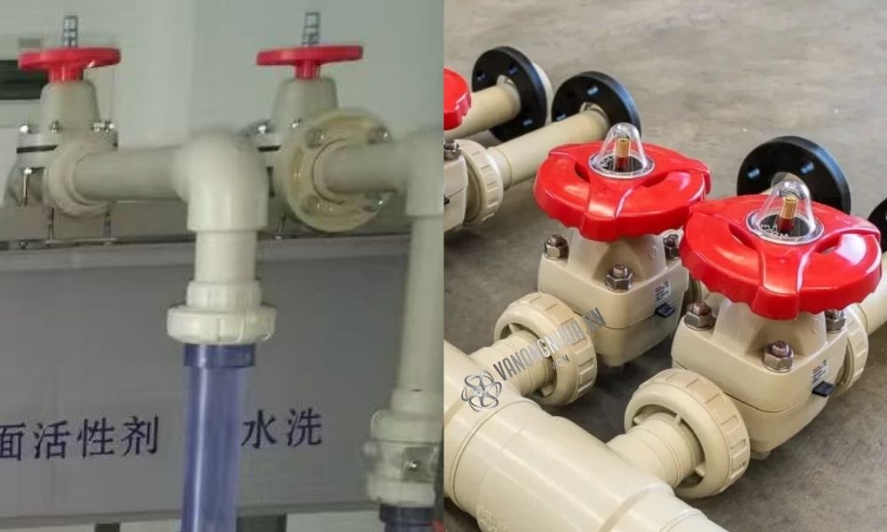 ứng dụng van màng nhựa pph