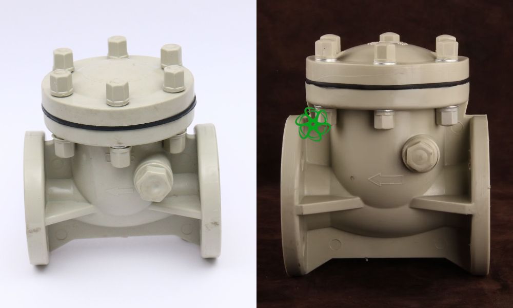 van 1 chiều nhựa pph lá lật