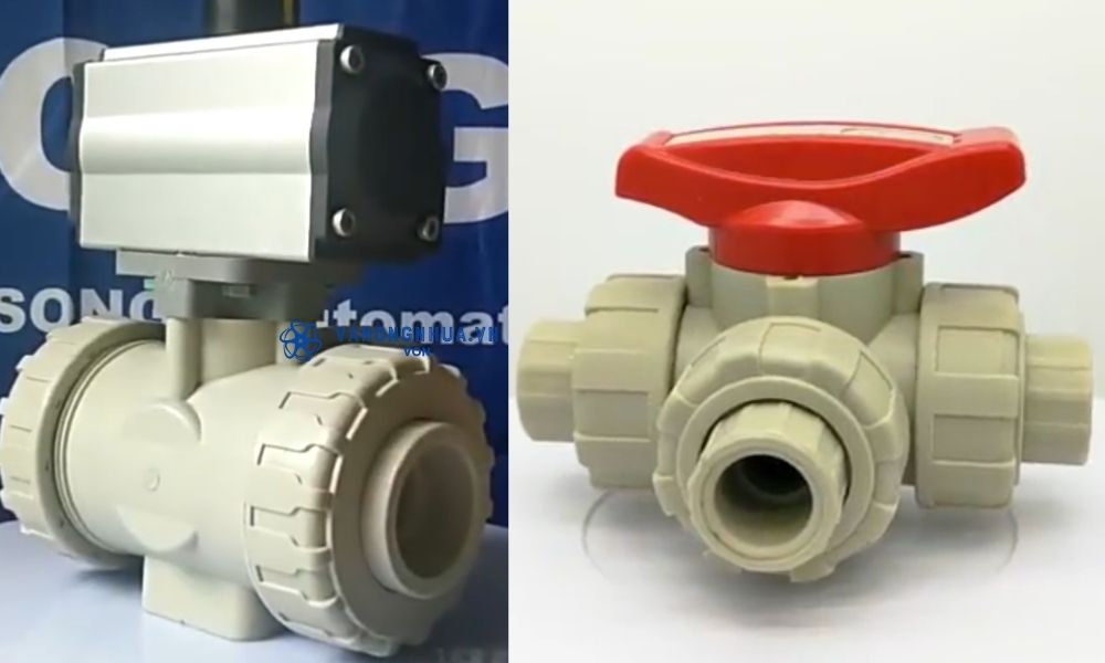 van bi nhựa pph kiểu vận hành